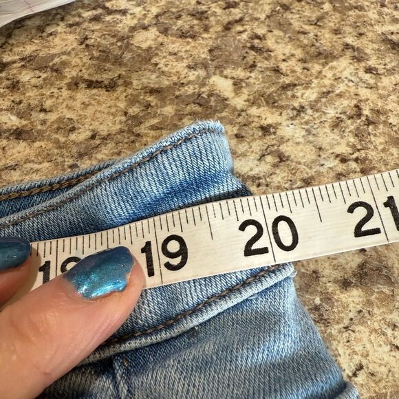 Vervet by Flying Monkey Blue Distressed Boyfriend Jeans - Picture 7 of 10